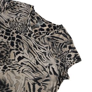 Chico's animal print shirt Chico's size 3 ( XL 16)